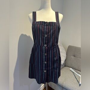 URBAN Romantics Striped Dress - Navy and Red with bottoms